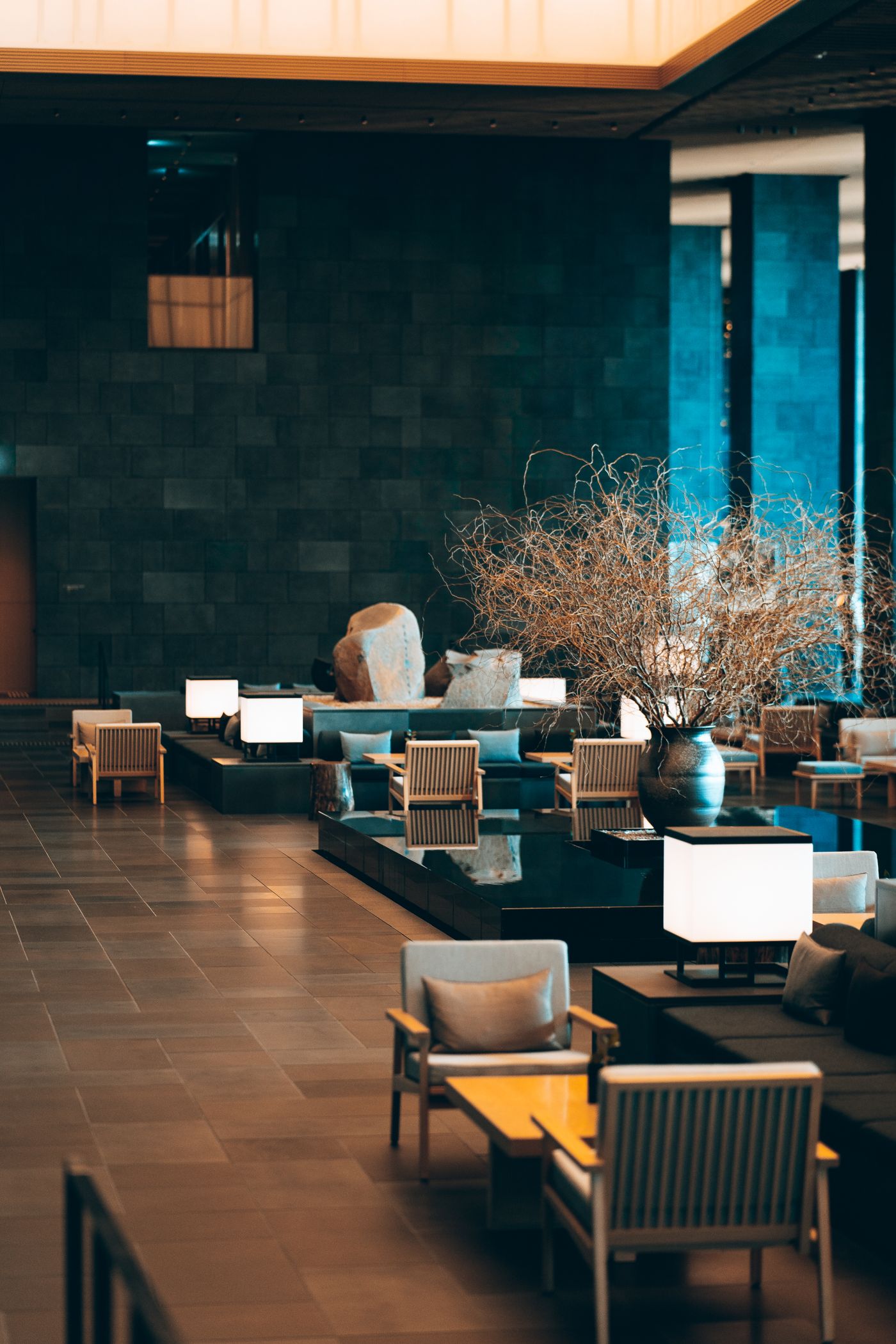 Lobby prémiového hotelu